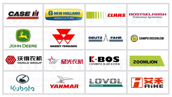 Combine Harvester Belts,KUBOTA YANMAR WORLD LOVOL Agriculture Machinery Belt Pulley Belts