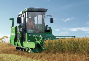 history of combine harvesters