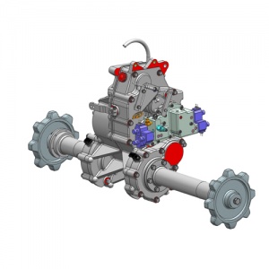 Crawler Harvester Transmission Assembly, ZOOMLION Spare Parts Track Harvester